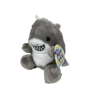 Aurora Palm Pals Chomps The Shark 5" Plush Toy Gray